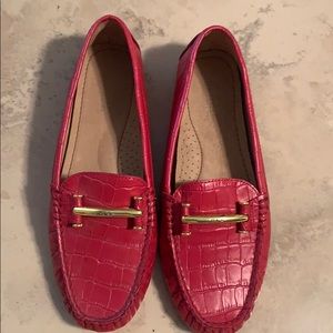 Ralph Lauren Pink Loafers Size 8